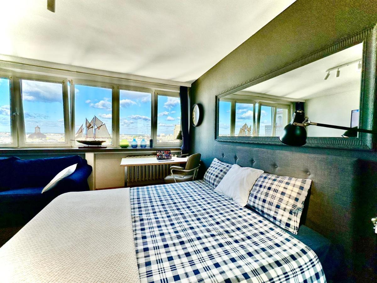 Super Apartament White Warszawa 2X Metro Scisle Centrum Wifi 300 Mbs New Экстерьер фото