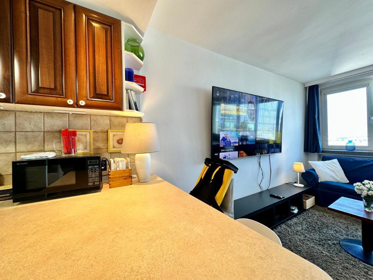 Super Apartament White Warszawa 2X Metro Scisle Centrum Wifi 300 Mbs New Экстерьер фото