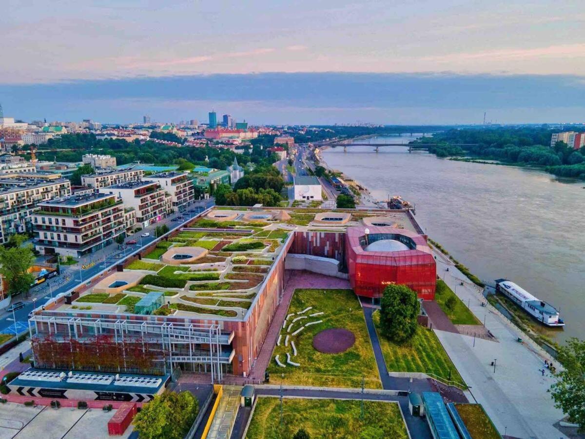 Super Apartament White Warszawa 2X Metro Scisle Centrum Wifi 300 Mbs New Экстерьер фото