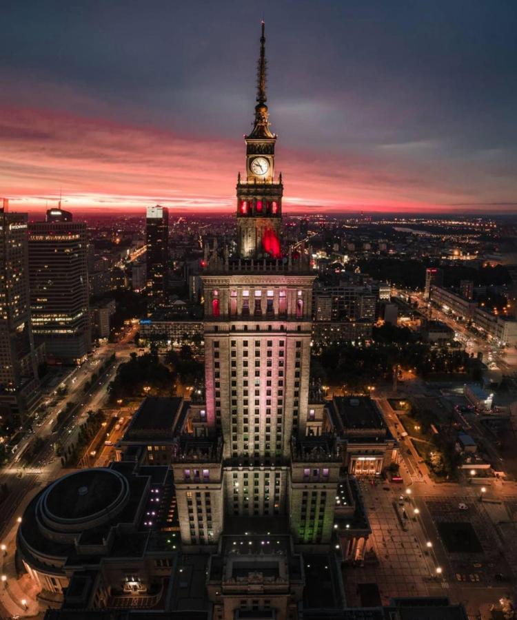 Super Apartament White Warszawa 2X Metro Scisle Centrum Wifi 300 Mbs New Экстерьер фото