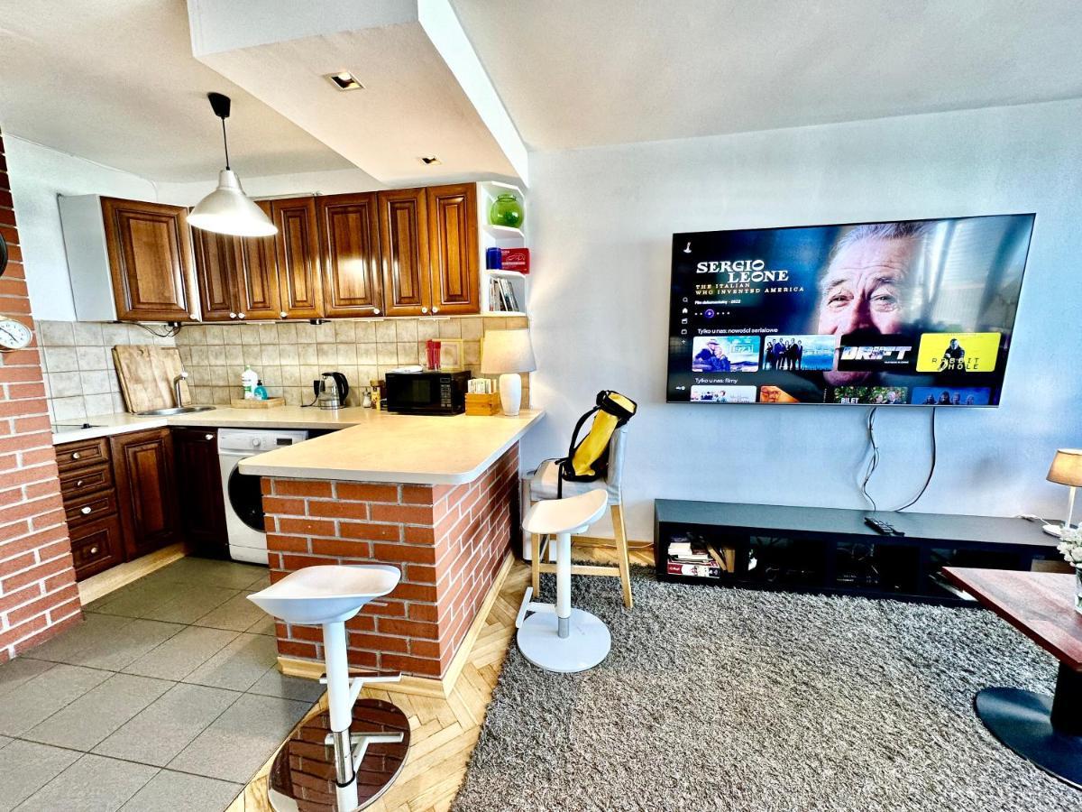Super Apartament White Warszawa 2X Metro Scisle Centrum Wifi 300 Mbs New Экстерьер фото