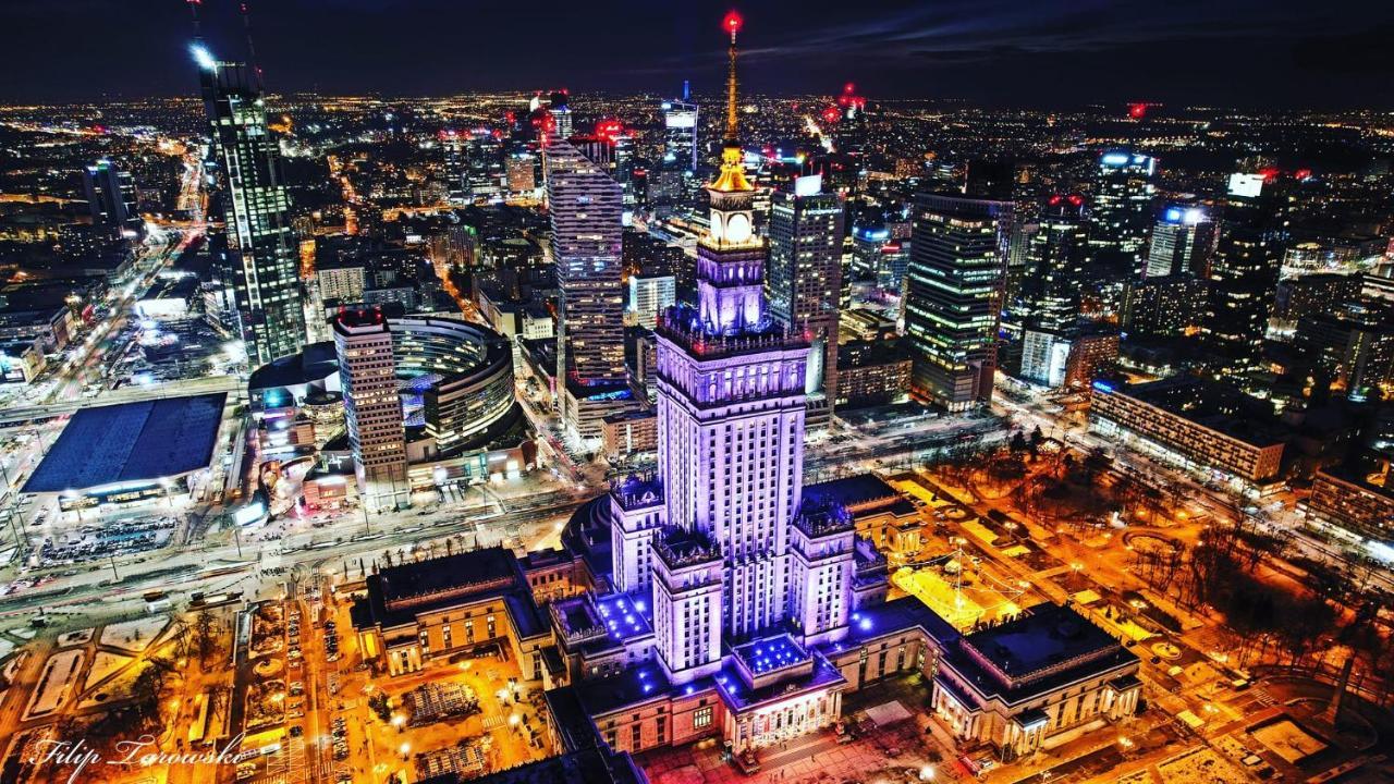 Super Apartament White Warszawa 2X Metro Scisle Centrum Wifi 300 Mbs New Экстерьер фото